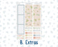 Kit 0261 - 7x9 - Plum Paper - Monthly Kit - April - Llama Spring