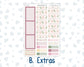 Kit 0232 - 7x9 - Plum Paper - Monthly Kit - September - Heirloom Garden