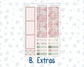 Kit 0257 - 7x9 - Plum Paper - Monthly Kit - March - Blush Garden