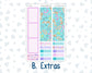 Kit 0230 - 7x9 - Plum Paper - Monthly Kit - August - School Daze