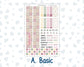 Kit 0232 - 8.5x11 - Plum Paper - Monthly Kit - September - Heirloom Garden