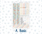 Kit 0261 - 8.5x11 - Plum Paper - Monthly Kit - April - Llama Spring