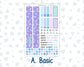 Kit 0230 - 8.5x11 - Plum Paper - Monthly Kit - August - School Daze