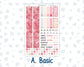 Kit 0254 - 8.5x11 - Plum Paper - Monthly Kit - February - Valentine Village