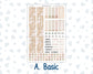 Kit 0301 - 8.5x11 - Plum Paper - Monthly Kit - November - Sunday Comfort