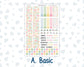 Kit 0260 - 8.5x11 - Plum Paper - Monthly Kit - April - Pastel Egg Hunt