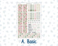 Kit 0257 - 8.5x11 - Plum Paper - Monthly Kit - March - Blush Garden