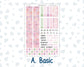 Kit 0253 - 8.5x11 - Plum Paper - Monthly Kit - February - Rosy Daydreams