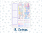 Kit 0252 - 8.5x11 - Plum Paper - Monthly Kit - February - Tokyo Candy Cloud