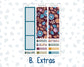 Kit 0304 - 8.5x11 - Plum Paper - Monthly Kit - November - Autumn In Bloom
