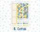 Kit 0274 - 8.5x11 - Plum Paper - Monthly Kit - July - Sunny Lemon Shore