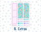 Kit 0230 - 8.5x11 - Plum Paper - Monthly Kit - August - School Daze