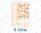 Kit 0228 - 8.5x11 - Plum Paper - Monthly Kit - August - Just Peachy