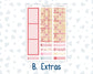 Kit 0254 - 8.5x11 - Plum Paper - Monthly Kit - February - Valentine Village