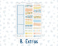 Kit 0265 - 8.5x11 - Plum Paper - Monthly Kit - May - Honeybee Sky