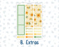 Kit 0277 - 8.5x11 - Plum Paper - Monthly Kit - August - Sunflower Drama Club