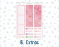 Kit 0253 - 8.5x11 - Plum Paper - Monthly Kit - February - Rosy Daydreams