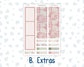Kit 0257 - 8.5x11 - Plum Paper - Monthly Kit - March - Blush Garden