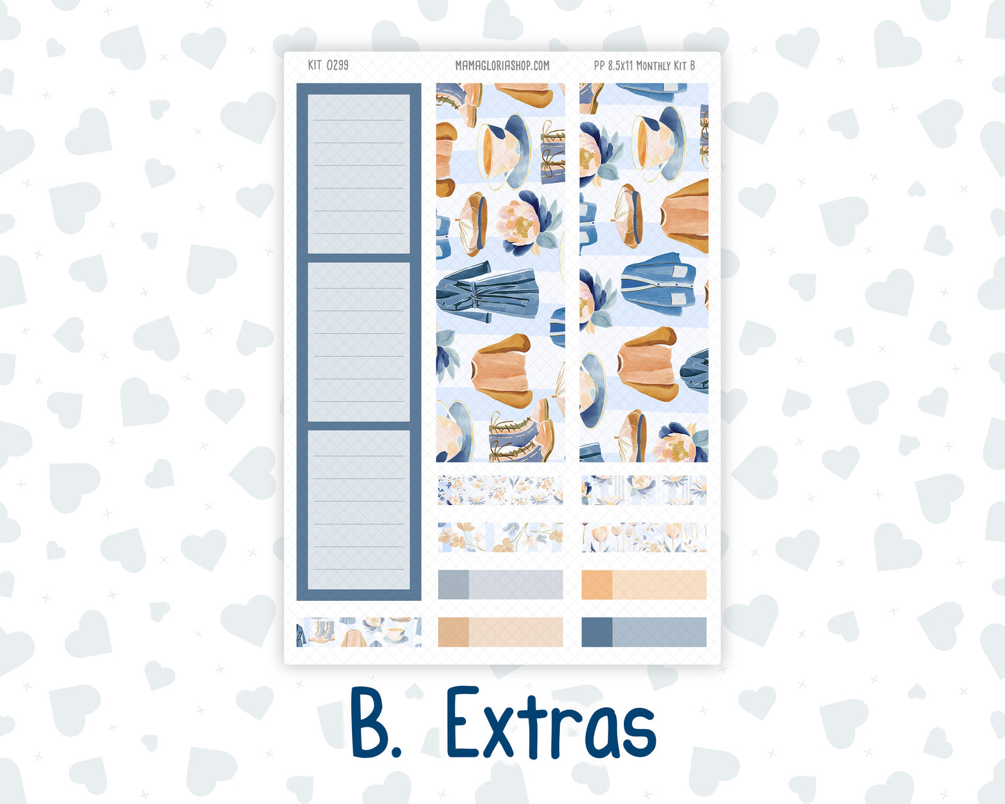 Kit 0299 - 8.5x11 - Plum Paper - Monthly Kit - October - Book Nook