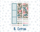 Kit 0275 - 8.5x11 - Plum Paper - Monthly Kit - July - Tropical Safari Blush