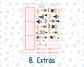Kit 0297 - 8.5x11 - Plum Paper - Monthly Kit - October - Pink Spell