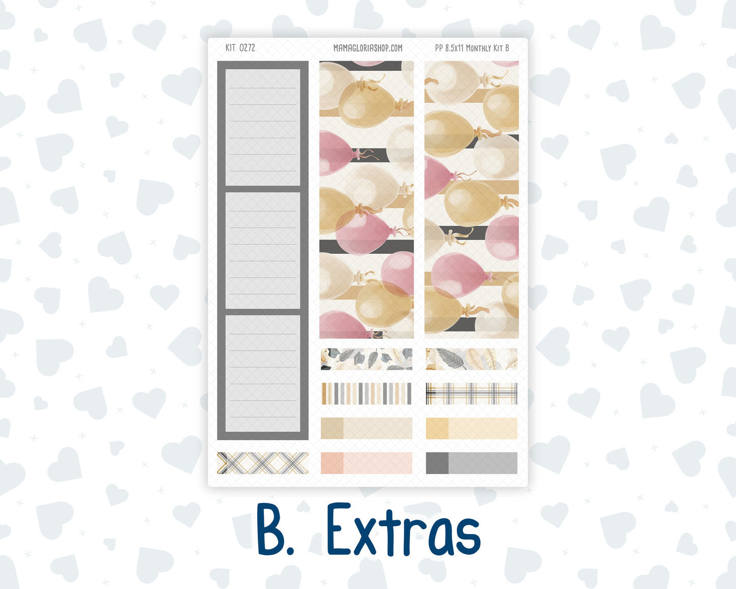 Kit 0272 - 8.5x11 - Plum Paper - Monthly Kit - May - Graduation