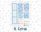 Kit 0305 - 8.5x11 - Plum Paper - Monthly Kit - December - Sugarplum Parade