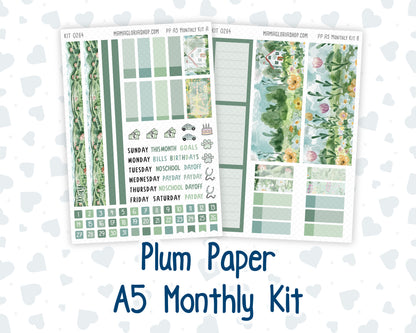 Kit 0264 - A5 - Plum Paper - Monthly Kit - May - Spring Walk