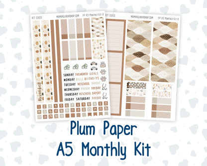 Kit 0303 - A5 - Plum Paper - Monthly Kit - November - Into The Woods