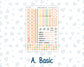 Kit 0228 - A5 - Plum Paper - Monthly Kit - August - Just Peachy