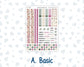 Kit 0307 - A5 - Plum Paper - Monthly Kit - December - Velvet Hearth