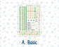 Kit 0256 - A5 - Plum Paper - Monthly Kit - March - Froggy Luck