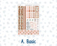 Kit 0296 - A5 - Plum Paper - Monthly Kit - September - Coffee Break
