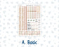 Kit 0301 - A5 - Plum Paper - Monthly Kit - November - Sunday Comfort