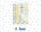 Kit 0274 - A5 - Plum Paper - Monthly Kit - July - Sunny Lemon Shore