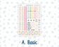 Kit 0260 - A5 - Plum Paper - Monthly Kit - April - Pastel Egg Hunt