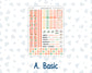 Kit 0278 - A5 - Plum Paper - Monthly Kit - August - Oops, All Peaches