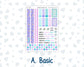 Kit 0230 - A5 - Plum Paper - Monthly Kit - August - School Daze