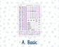 Kit 0263 - A5 - Plum Paper - Monthly Kit - April - Lavender Drift