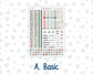 Kit 0245 - A5 - Plum Paper - Monthly Kit - December - Vintage Christmas