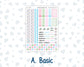 Kit 0262 - A5 - Plum Paper - Monthly Kit - April - Spring Puffs