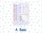 Kit 0252 - A5 - Plum Paper - Monthly Kit - February - Tokyo Candy Cloud