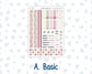 Kit 0232 - A5 - Plum Paper - Monthly Kit - September - Heirloom Garden