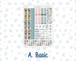 Kit 0275 - A5 - Plum Paper - Monthly Kit - July - Tropical Safari Blush