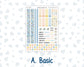 Kit 0265 - A5 - Plum Paper - Monthly Kit - May - Honeybee Sky
