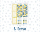 Kit 0274 - A5 - Plum Paper - Monthly Kit - July - Sunny Lemon Shore