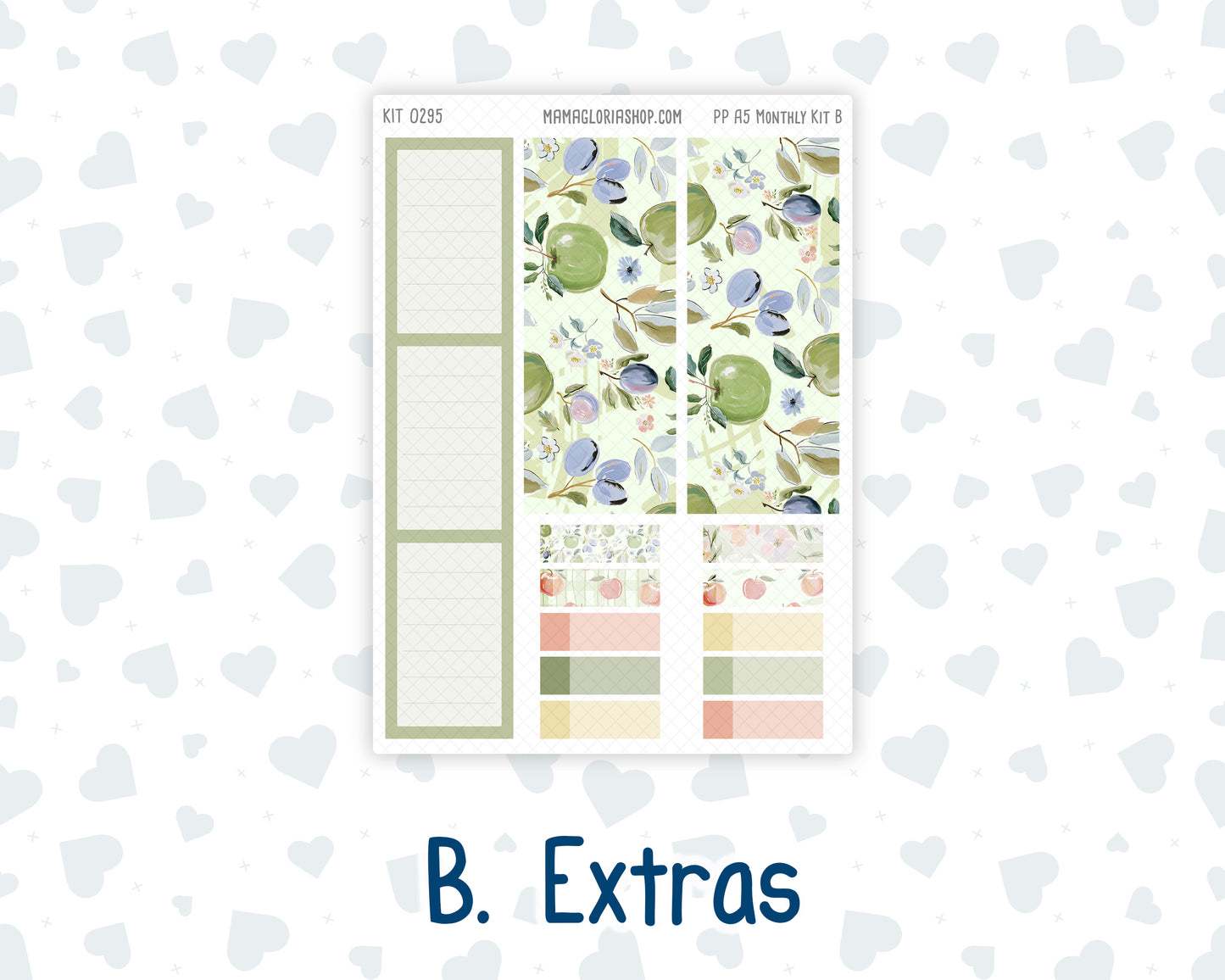 Kit 0295 - A5 - Plum Paper - Monthly Kit - September - Apple Harvest
