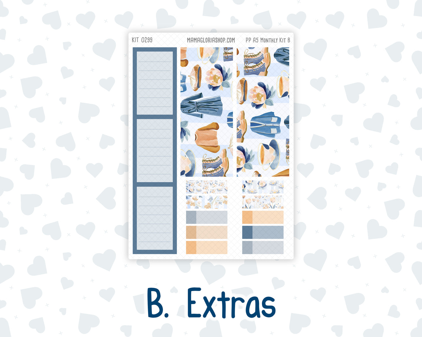 Kit 0299 - A5 - Plum Paper - Monthly Kit - October - Book Nook