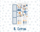 Kit 0299 - A5 - Plum Paper - Monthly Kit - October - Book Nook