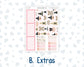 Kit 0297 - A5 - Plum Paper - Monthly Kit - October - Pink Spell